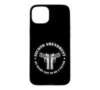 Deuxième amendement Mon Droit de ne Pas être Victime Conception d'armes Coque pour iPhone 15 Plus