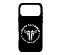 Deuxième amendement Mon Droit de ne Pas être Victime Conception d'armes Coque pour iPhone 17 Pro Max