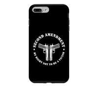 Deuxième amendement Mon Droit de ne Pas être Victime Conception d'armes Coque pour iPhone 7 Plus/8 Plus