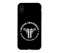 Deuxième amendement Mon Droit de ne Pas être Victime Conception d'armes Coque pour iPhone XS Max