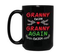 Deuxième Fois Que Je Suis Grand-Mère Tasse À Café Durable Tasse À Thé Drôle Mug Cadeaux Amusants Pour Collègue Bureau Pâques 330ml