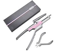 Deuxième génération de machine d'extension de cheveux 6D GT version violette, outil d'extension de cheveux à fonctionnement rapide, non marquant, plus naturel et plus rapide, cinq bouquets dans une