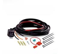 Deuxième kit de faisceau de câbles pour compresseur 30 A fusible Deuxième | Comprend un fusible 30 A, un support, un connecteur de choc, des bornes à anneau, permet un second pour le compresseur