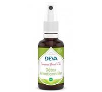 DEVA Détox Émotionnelle n°21 - Composé Floral Bio - Spray 30ml - Purification & Légèreté
