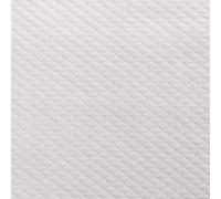 DéVa Tissu d'ameublement Barney blanc de 1,6 m de large (vendu au mètre) - Tissu en coton 85 % coton - Jersey de coton - Tissu à coudre - Tissu décoratif
