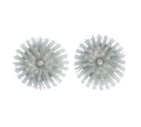 DevaCurl OXO Steel Lot de 2 recharges pour Brosse à Savon en Acier Inoxydable 18/8, Blanc, 1