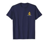 Devant Derrière T Shirt Marine Nationale Française Militaire T-Shirt