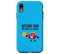Devant Dieu, Tous sont égaux comme Une Grande Famille Coque pour iPhone XR