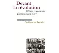 Devant la révolution: Débats et combats politiques en 1917