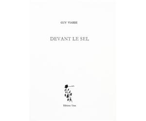 Devant le sel - Guy Viarre - Unes Eds - broché - Livre