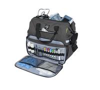 DEVASET Mallette Médicale DEVABAG Classic - Sac de Transport Professionnel avec Multiples Rangements, Poches Amovibles et Latérales Extensibles - Polyester Résistant, Bandoulière Rembourrée