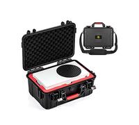 DEVASO Carrying Case for Xbox Series S, Professional Deluxe Waterproof Case Soft Lining Hard Case with Shoulder for Xbox Series S and Other Accessorie