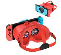DEVASO Casque VR amélioré pour Nintendo Switch et Switch OLED, Lunettes de réalité virtuelle Switch avec lentilles HD réglables et Sangle de tête Confortable, kit Labo VR 3D pour Accessoires Switch