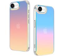 DEVASO Coque pour iPhone 16e, Téléphone Mate irisée Fluorescente translucide Case, Protection Antichoc Qualité Étui Anti-Rayure, Anti-Empreintes Digitales Housse