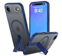 DEVASO Coque pour iPhone Air avec Support Compatible avec MagSafe, Étui Protection Qualité Militaire Anti-Rayures, PC Dur Arrière Mat Protection Antichoc Anti-Jaunissement Housse, Bleu