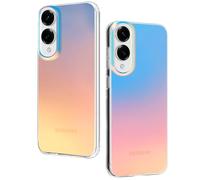 DEVASO Coque pour Samsung Galaxy S25 Edge, Téléphone Mate irisée Fluorescente translucide Case, Protection Antichoc Qualité Étui Anti-Rayure, Anti-Empreintes Digitales Housse