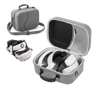 DEVASO grand étui de transport universel pour Meta Quest 3 VR sangle de tête/casque/contrôleurs sac de rangement pour toutes les tailles VR sangle de tête Upgraded bag