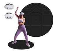 DEVASO Tapis de réalité virtuelle pliable rond anti-fatigue, tapis de sol antidérapant et confortable, accessoire de jeu de haute qualité pour Quest 3S, PSVR2, Oculus Quest 3/Quest 2/Quest Pro
