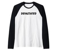 Dévasté Triste largué pour la Fin d'un Couple Manche Raglan
