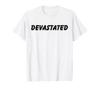 Dévasté Triste largué pour la Fin d'un Couple T-Shirt Graphique avec Valeur