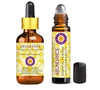 Deve Herbes ABUNDANCE - Mélange d'huiles essentielles pour le succès et la richesse 10 ml (0,33 oz) avec 5 ml (0,16 oz).