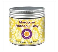 Deve Herbes Argile marocaine au rhassoul des montagnes de l'Atlas 100% biologique pure et naturelle 100gm (3,5 oz)
