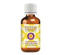 Deve Herbes Huile essentielle de noix de muscade pure (Myristica fragrans) distillée à la vapeur 10 ml