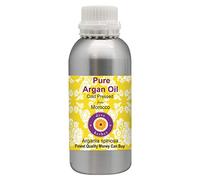 Deve Herbes Pure Huile de Argan (Marocain) (Argania spinosa) Pressé à Froid qualité thérapeutique naturelle 630ml (21 oz)