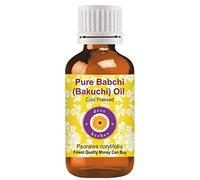 Deve Herbes Pure Huile de Babchi (Bakuchi) (Psoralea corylifolia) pressé à froid 50ml (1.69 oz)