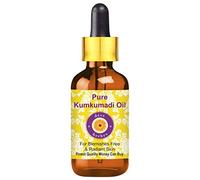 Deve Herbes Pure Huile de Kumkumadi (Glass Pipette, Cold Pressed, 15 ml) avec compte-gouttes en verre pressé à froid 15ml (0.50 oz)