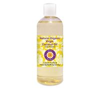 Deve Herbes Pure Huile de Noix de coco vierge biologique naturelle (Cocos nucifera) Pressé à Froid qualité thérapeutique naturelle 200ml (6,76 oz)