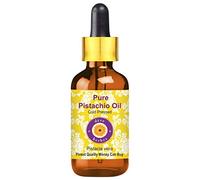 Deve Herbes Pure Huile de Pistache (Pistacia vera) avec compte-gouttes en verre Pressé à Froid qualité thérapeutique naturelle 100ml (3,38 oz)