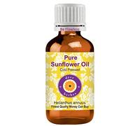 Deve Herbes Pure Huile de tournesol (Helianthus annuus) pressé à froid 50ml (1.69 oz)