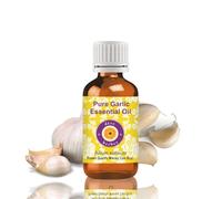 Deve Herbes Pure Huile essentielle d'ail (Allium sativum) distillé à la vapeur 15ml (0.50 oz)