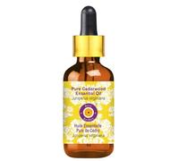 Deve Herbes Pure Huile essentielle de Bois de cèdre (Juniperus virginiana) avec compte-gouttes en verre Distillé à la vapeur qualité thérapeutique naturelle 15ml (0,5 oz)