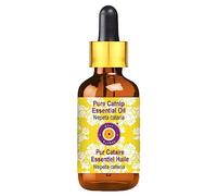 Deve Herbes Pure Huile essentielle de Cataire (Nepeta cataria) avec compte-gouttes en verre Distillé à la vapeur qualité thérapeutique naturelle 5ml (0,16 oz)