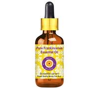 Deve Herbes Pure Huile essentielle de Encens (Boswellia carterii) avec compte-gouttes en verre Distillé à la vapeur qualité thérapeutique naturelle 100ml (3,38 oz)