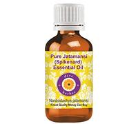 Deve Herbes Pure Huile essentielle de Jatamansi (nard à pointes) (Nardostachys jatamansi) avec compte-gouttes en verre Distillé à la vapeur qualité thérapeutique naturelle 5ml (0,16 oz)
