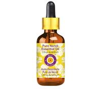 Deve Herbes Pure Huile essentielle de néroli (Citrus aurantium) avec compte-gouttes en verre distillé à la vapeur 15ml (0.50 oz)