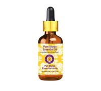 Deve Herbes Pure Huile essentielle de Styrax (Liquidambar styraciflua L) avec compte-gouttes en verre Distillé à la vapeur qualité thérapeutique naturelle 5ml (0,16 oz)