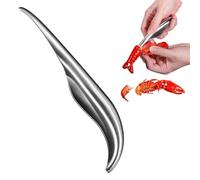 Déveineur De Crevettes,Déveineur de Carapace Ergonomique en Acier Inoxydable - Outil Pour Dévainer Les Fruits De Mer - pour Papa Grand-mère Grand-père Chefs Hommes Femmes Jeunes Adolescents