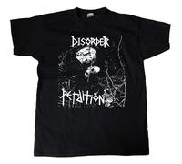DEVELL Disorder Perdition 1983 Album Cover T Shirt Black M