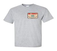 DEVELL Mr Robot Computer Repair T Shirt Grey S
