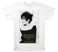 DEVELL Siouxsie Banshees Join Hands Casual Round Neck T Shirt White S
