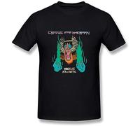 DEVELL T Shirt Jiayuhua Men's Hiatus Kaiyote T Shirt Top Sweatshirt Short Sleeve Black XL