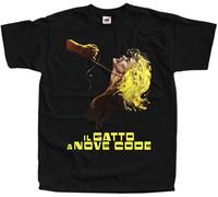 DEVELL The Cat O' Nine Tails/Il Gatto A Nove Code V4, T-Shirt Black M