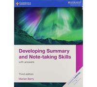 Developing Summary and Note-taking Skills with answers