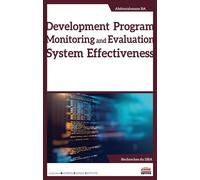 Development Program Monitoring and Evaluation System Effectiveness - Abdourahmane Ba - Ems Management Et Societes - broché - Etude