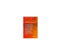 Developments In Information & Knowledge Management For Business Applications