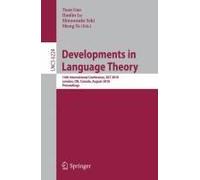 Developments In Language Theory